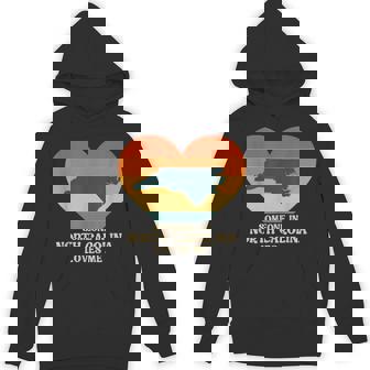 Someone In North Carolina Love Me NC US State Retro Souvenir Unisex Hoodie | Mazezy