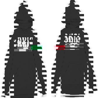 Sondrio City Italia Vintage Italy Flag For Travel Lovers Unisex Hoodie | Mazezy