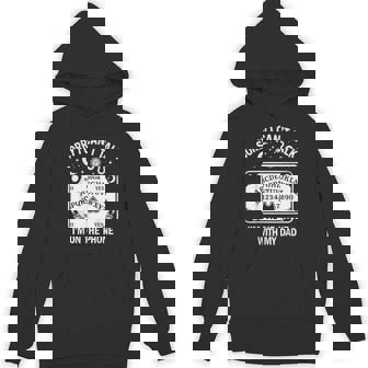 Sorry I Can't Talk I'm On The Phone With My Dad Ouija Board Hoodie - Seseable