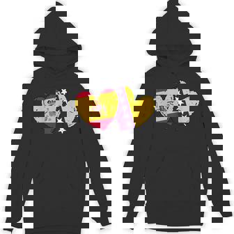 Spain Bosnia And Herzegovina Heart Flag Spanish Bosnian Unisex Hoodie | Mazezy