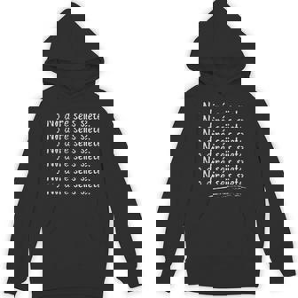 Spanish Teacher Gen Alpha Classroom Humor No Diré SEIS Siet Unisex Hoodie | Mazezy
