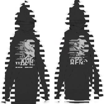 Spin Happens Table Tennis Player Racket Paddle Zone Unisex Hoodie | Mazezy