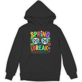 Spring Break Squad Vintage 2026 Florida Cool Sunglasses Hoodie | Mazezy