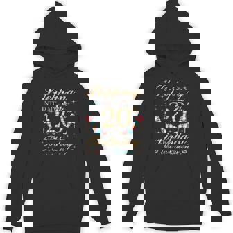 Stepping Into My 20th Birthday Like A Queen Boss Bday Party Unisex Hoodie | Mazezy