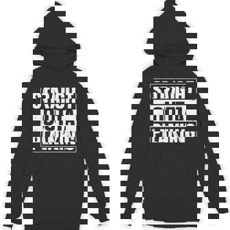 Straight Outta Planking For a Planking Lover Unisex Hoodie | Mazezy