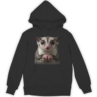 Sugar Glider Marsupial Pet Owner Wildlife Lover Graphic Unisex Hoodie - Monsterry