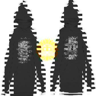 Sunflower Costume With Mustache Beard Unisex Hoodie | Mazezy
