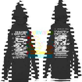 I Survived 67 Days Of School Meme Teacher Student Unisex Hoodie | Mazezy