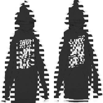 I Survived Lawn Darts Classic Yard Nostalgia Game Fun Tank Top Unisex Hoodie | Mazezy