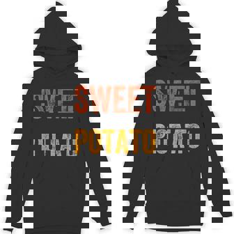 Sweet Potato And Kind Of Rude Potato Vintage Style Unisex Hoodie | Mazezy