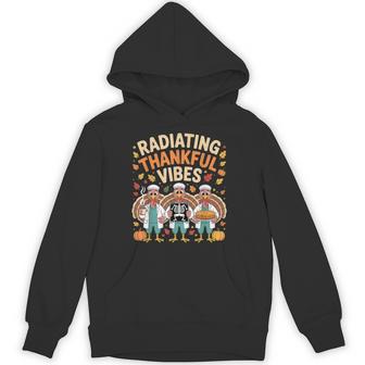 Thanksgiving Radiating Thankful Vibes X-Ray Radiology Tech Hoodie - Monsterry