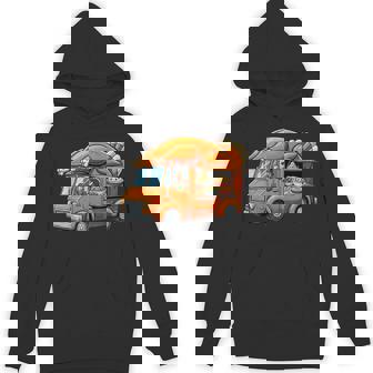 Thanksgiving Turkey Driving Food Truck Feast Unisex Hoodie | Mazezy