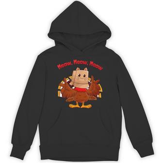 Thanksgiving Turkey Fake Cat Family Matching Costume Unisex Hoodie | Mazezy