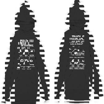 Things I Do In My Spare Time American Football Unisex Hoodie | Mazezy