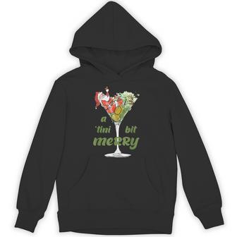 A Tini Bit Merry Christmas Hoodie - Thegiftio UK