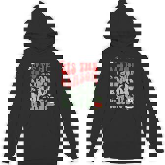 Tis The Season Brain Waves Christmas Neuro Nurse Neurologist Unisex Hoodie | Mazezy