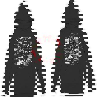 Tis The Season To Be Reading Cute Christmas Book Lover Xmas Unisex Hoodie | Mazezy