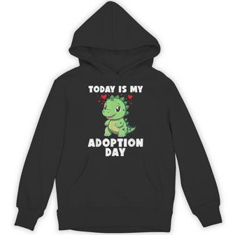 Today Is My Adoption Day Officially Adopted Hoodie - Thegiftio UK