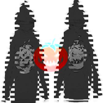 Tomato Jack O' Lantern Spooky Vegan Veganism Halloween Tank Top Unisex Hoodie | Mazezy