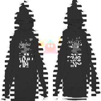 Tomato King Garden Pun Unisex Hoodie | Mazezy