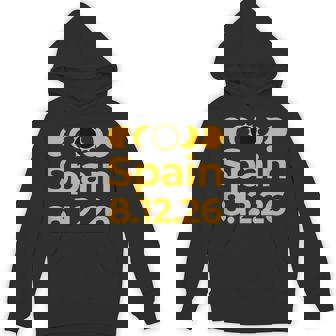 Total Solar Eclipse Spain Path Of Totality Tops & Stuff Unisex Hoodie | Mazezy