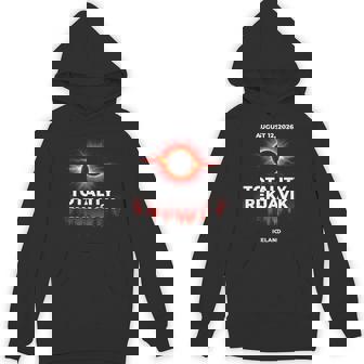 Totality Reykjavík 2026 Darkness Falls Iceland Sky Watchers Unisex Hoodie | Mazezy