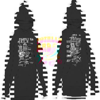 Totally Rad Retro Roller Skate 80s Style Throwback Unisex Hoodie | Mazezy