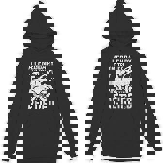 Tow Truck Driver Legend Retired Truck Driver Crane Grandpa Tank Top Unisex Hoodie | Mazezy