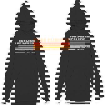 Tree Climber Retro Sunrise Unisex Hoodie | Mazezy