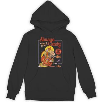 Trick Or Treat Always Check Your Candy Mummy Pray Hoodie - Thegiftio UK