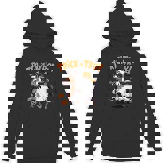 Trick Or Trot Halloween Horse Riding Unisex Hoodie | Mazezy