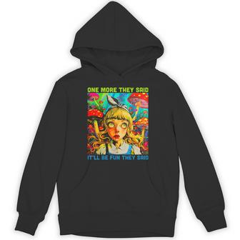 Trippy Psychedelic Mushrooms Colorful Hoodie - Thegiftio UK
