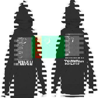 Turkmen Flag Turkmenistan Unisex Hoodie | Mazezy