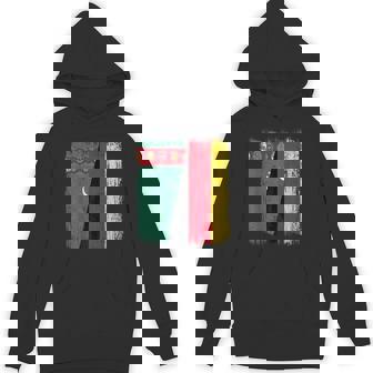 Turkmenistan Germany Half Flag Turkmen German Heritage Unisex Hoodie | Mazezy