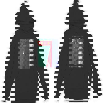 Turkmenistan Russia Half Flag Turkmen Russian Jersey Unisex Hoodie | Mazezy