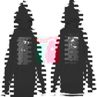 Turkmenistan Turkey Half Flag Turkiye Turkmen Turkish Jersey Unisex Hoodie | Mazezy