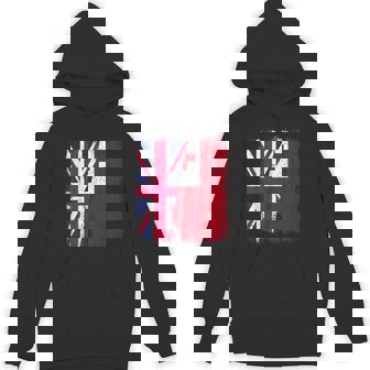 UK Tonga Half Flag British Tongan Heritage Unisex Hoodie | Mazezy