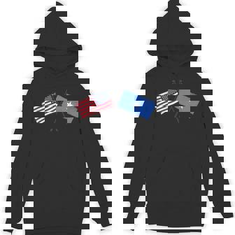 USA Somalia Crossed Flags American Somalian Friendship Unisex Hoodie | Mazezy