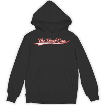 The USAF Cap Air Force Cadet Military Youth Vintage Varsity Unisex Hoodie | Mazezy