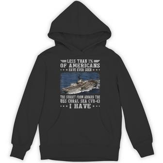 Uss Coral Sea Cvb-43 Aircraft Carrier Sailor Veterans Day Hoodie - Thegiftio UK