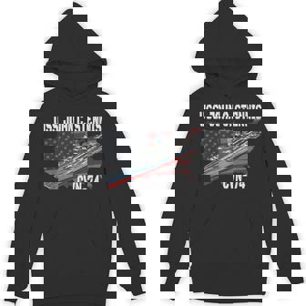 USS John C Stennis CVN-74 Aircraft Carrier Veterans Day Unisex Hoodie | Mazezy