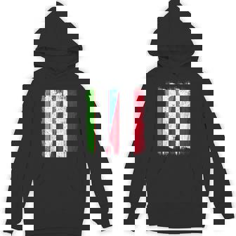 Uzbekistan Austria Half Flag Uzbek Austrian Heritage Unisex Hoodie | Mazezy