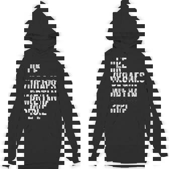 I Like Video Games More Than People Gamer Gaming Hoodie - Thegiftio