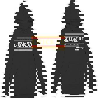 Vintage 80s Zwickau Germany Retro Graphic Unisex Hoodie | Mazezy