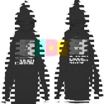 Vintage Cameroon Flag Cameroon Family Pride Unisex Hoodie | Mazezy