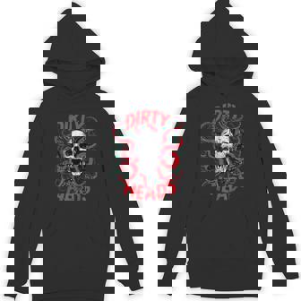 Vintage Dirty Skull Octopus Head Halloween Y2k Goth Grunge Hoodie | Mazezy