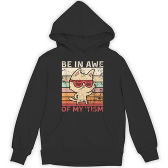 Vintage Autism Be In Awe Of My 'Tism Adult Awe Tism Hoodie - Thegiftio UK