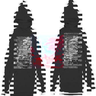 Vintage JDM Race Car Tokyo Street Racing Sakura Blossom Art Unisex Hoodie | Mazezy