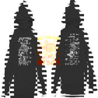 Wait Your Turn Thanksgiving Day Turkey Santa Christmas Hoodie - Monsterry