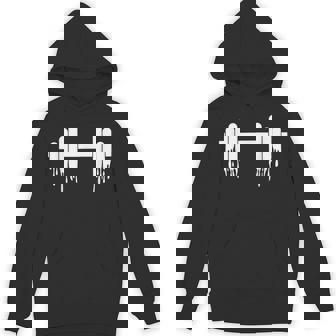 Weightlifting Barbell Weightlifter Strength Training Unisex Hoodie | Mazezy